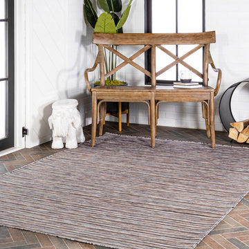 Finn Modern Farmhouse Pinstripe Area Rug